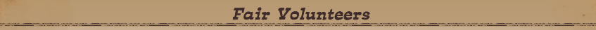 Fair Volunteers