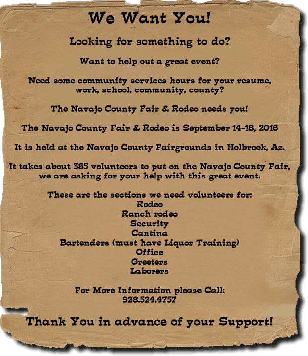 Volunteers Needed